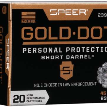 SPEER GOLD DOT SHORT BBL 45ACP