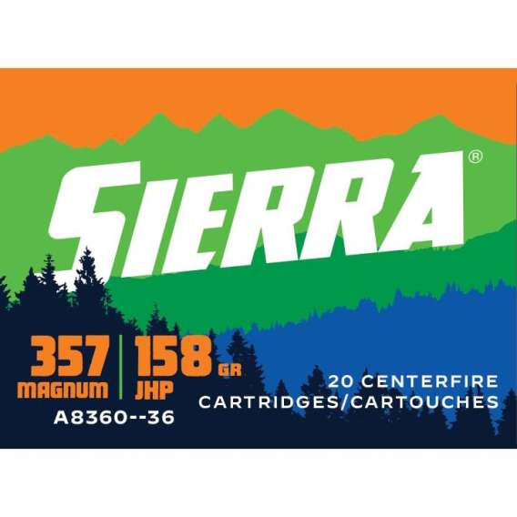Sierra Sports Master Handgun Ammunition .357 Mag 158gr JHP 20/ct