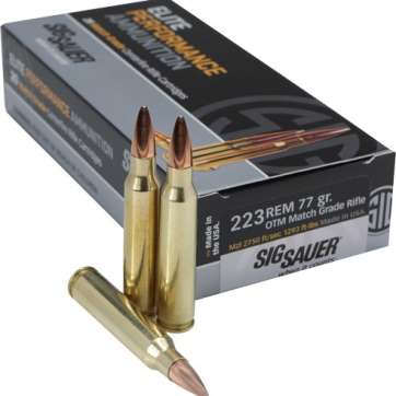 SIG 223REM 77GR OPEN TIP MATCH