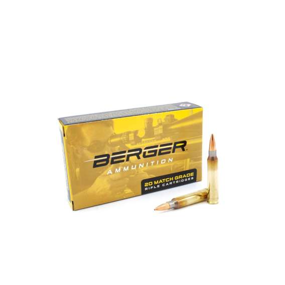 Berger Tactical Rifle Ammunition .223 Rem 77gr OTM 2750 fps 20/ct