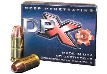 Cor-Bon DPX Handgun Ammuntion 9mm Luger 95gr DPX 1300 fps 20/ct