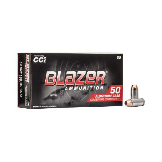BLAZER 40 S&W 180GR TMJ CF AMMO 50RD