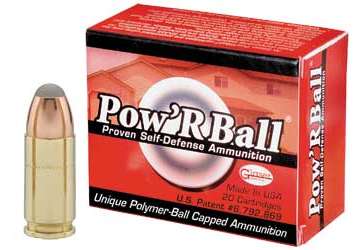 CORBON POW'RBALL 9MM+P 100GR 20/500