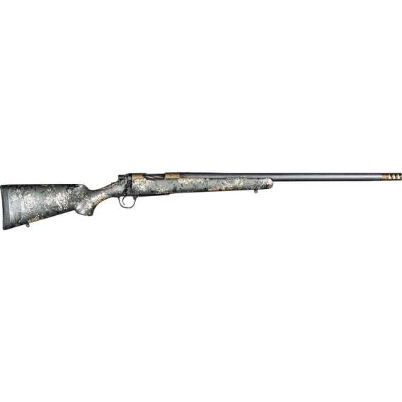 Christensen Arms Ridgeline FFT Rifle 7mm PRC 3rd Magazine 22" Barrel Carbon with Green & Tan Accents