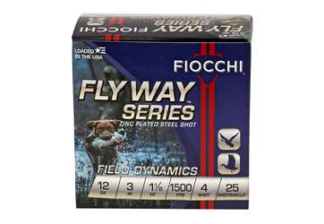 FIOCCHI 12GA #4 FLYWAY STEEL 25/250
