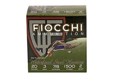 FIOCCHI 20GA #2 FLYWAY STEEL 25/250