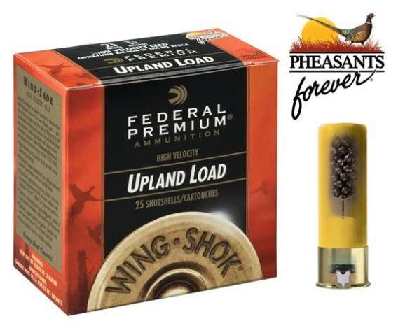 Federal Premium Wing-Shok Pheasants Forever High Velocity - 20ga 2-3/4" 1oz. #5-Shot 25/Box
