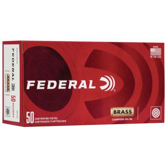 Federal Champion Handgun Ammunition 10mm Auto 180gr FMJ 1200 fps 50/ct