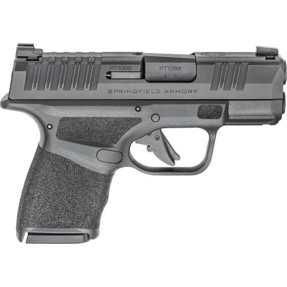 Springfield Armory Hellcat 3" Micro Compact Handgun Gear Up Package 9mm Luger 10rd Magazines (5) Black with Bag