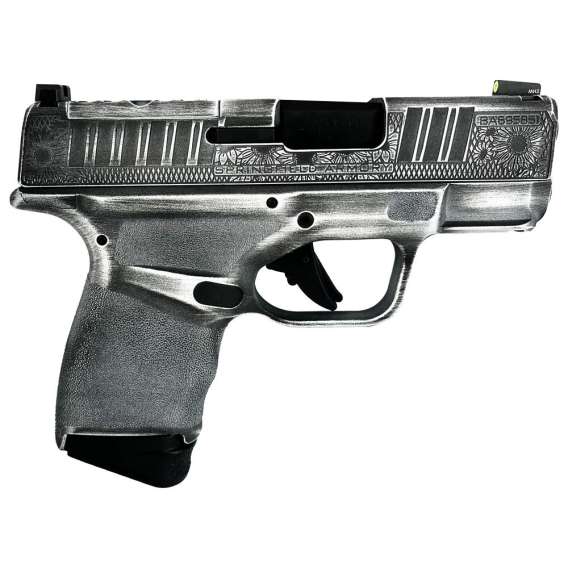 Springfield "Sunflower White Distressed" Hellcat Optic Ready Micro Compact 9mm Luger 11/13rd Magazines 3" Barrel