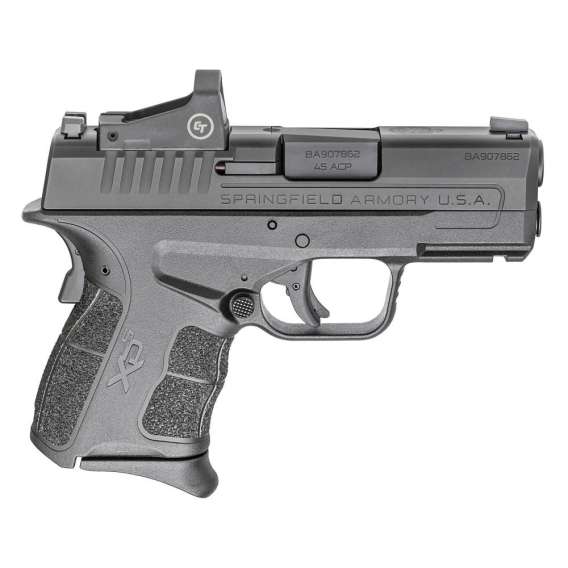 Springfield Armory XD-S Mod.2 OSP Handgun Gear Up Package .45 ACP 5rd (3) & 6rd (2) Magazines 3.3" Barrel Black with Bag and Crimson Trace Micro Red Dot