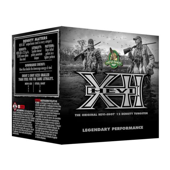 HEVI-Shot HEVI-XII Shotshells 12ga 2-3/4" 1-1/8oz 1450 fps #6 25/ct