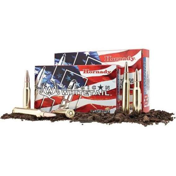 Hornady American Whitetail Rifle Ammunition 7mm 08 Rem 139 gr SP 2608 fps 20/ct