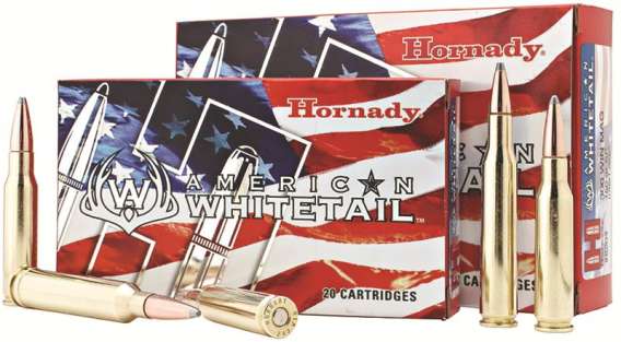 Hornady American Whitetail Rifle Ammunition 7mm Rem Mag 154 gr Interlock SP 2814 fps 20/ct