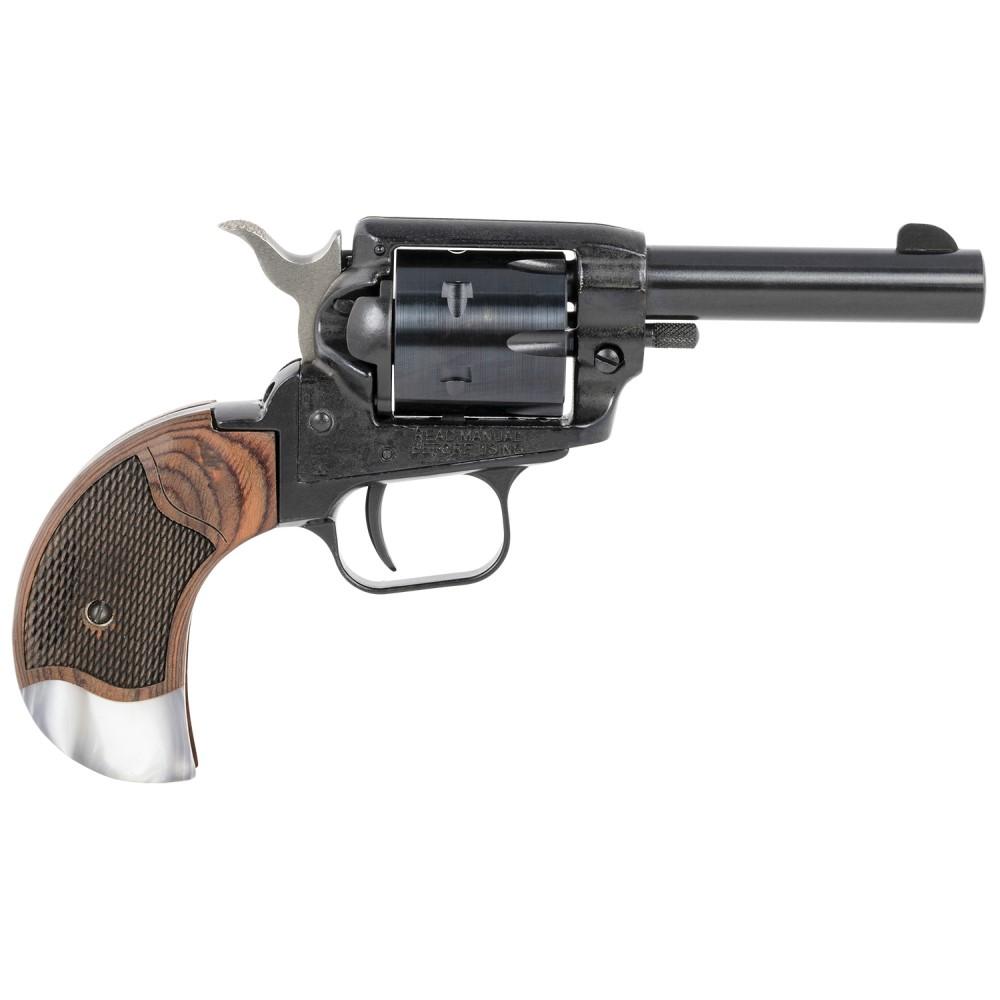 Heritage Barkeep Boot Revolver Handgun 22 LR 6/rd Magazine 3.6" Barrel Black with Rosewood and Pearl Grip