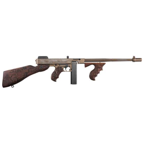 Auto Ordnance 2021 Bootlegger Sp Ed 1927A-1 Deluxe Carbine  .45 ACP 20rd Stick/50rd Drum Magazine 16.5" Barrel