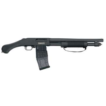Mossberg 590M Shockwave Mag-Fed Shotgun 12 ga 2.75" Chamber 10rd Magazine 15" Barrel Matte Blue