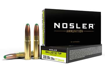 NOSLER 300BLK 220GR BT RN 20/400