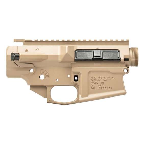 Aero Precision M5 (.308) Threaded Assembled Receiver Set FDE