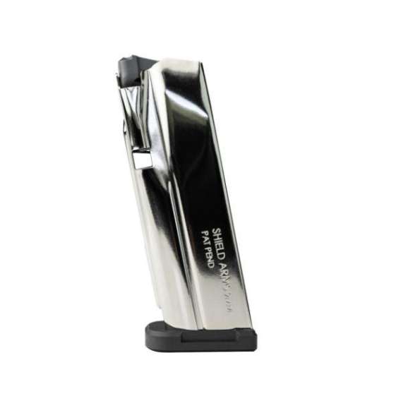 Shield Arms S15 Gen2 Handgun Magazine 9mm Luger 15/rd Electroless Nickel