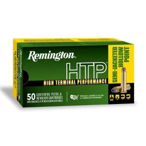 Remington HTP Handgun Ammunition .357 Mag 110 gr SJHP 1295 fps 20/ct