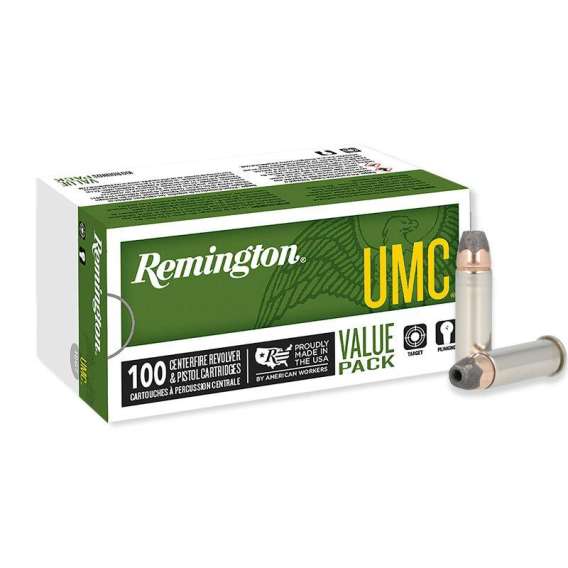 Remington UMC Handgun Ammunition .38 Spl (+P) 125 gr SJHP 945 fps 100/ct