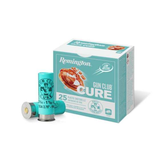 Remington Gun Club "Cure" Shotshells 12ga 2-3/4 in 1-1/8oz #8 1100 fps 25/ct