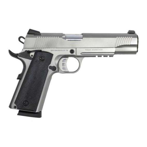 SDS Imports 1911 Duty SS45R Handgun .45 ACP 8rd 5" Barrel Stainless Steel w/Rail