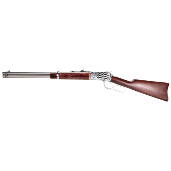 Rossi R92 1776 Flag Carbine Rifle .357 Mag 8rd Magazine 16" Barrel Stainless Steel with Hardwood Stock