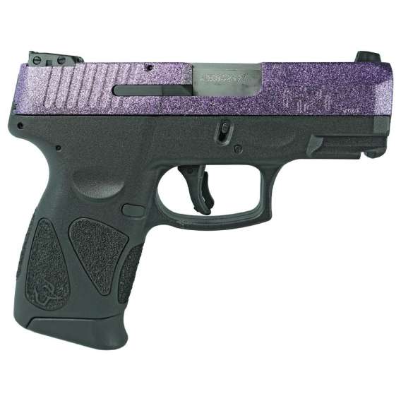 Taurus Exclusive G2C "Purple Sparkle" Handgun 9mm Luger 12rd Magazine 3.2" Barrel Black Slide/Grip