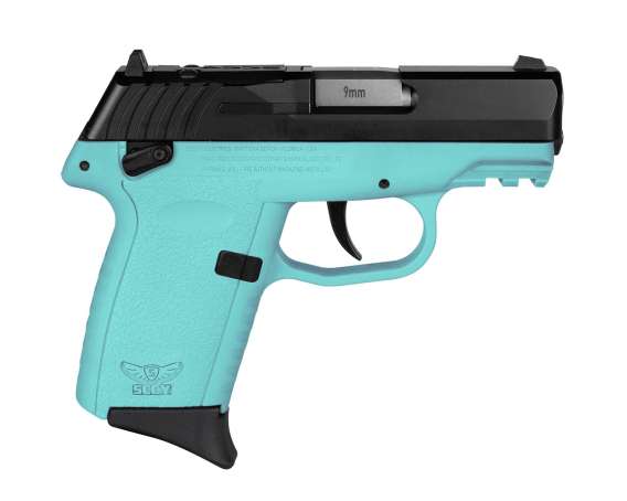 SCCY CPX-1 RDR Handgun 9mm Luger 10rd Magazine 3.1" Barrel External Safety Only Black Slide/SCCY Blue Frame