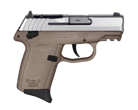 SCCY CPX-1 RDR Handgun 9mm Luger 10rd Magazine 3.1" Barrel External Safety Only Stainless Slide/FDE Frame