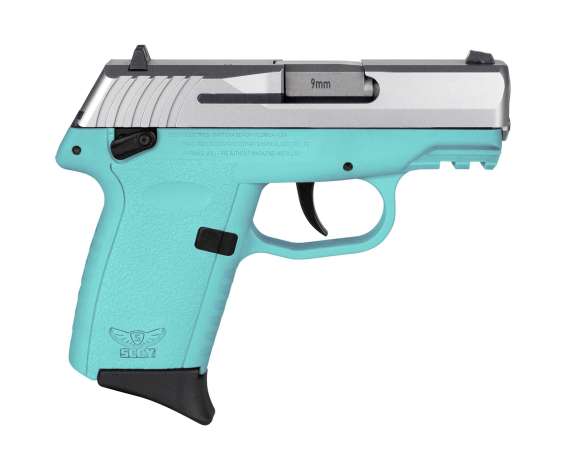 SCCY CPX-1 Handgun 9mm Luger 10rd Magazine 3.1" Barrel External Safety Only Stainless Slide/SCCY Blue Frame