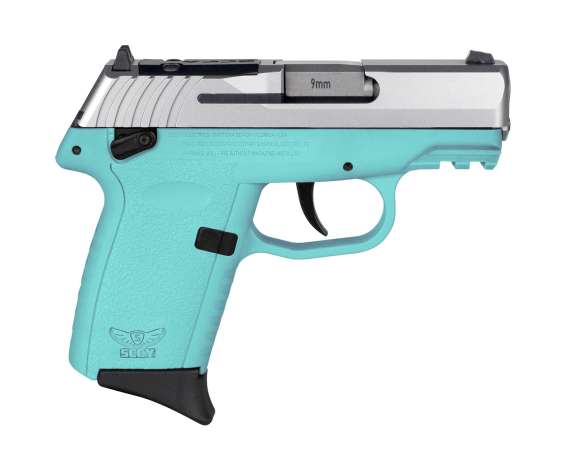 SCCY CPX-1 RDR Handgun 9mm Luger 10rd Magazine 3.1" Barrel External Safety Only Stainless Slide/SCCY Blue Frame