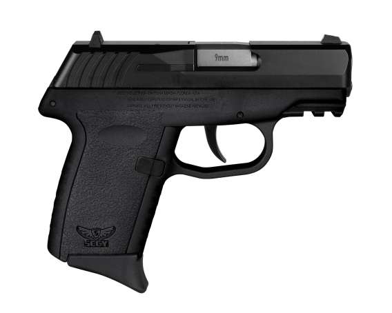 SCCY CPX-2 Handgun 9mm Luger 10rd Magazine 3.1" Barrel No Safety Black Slide/Black Frame