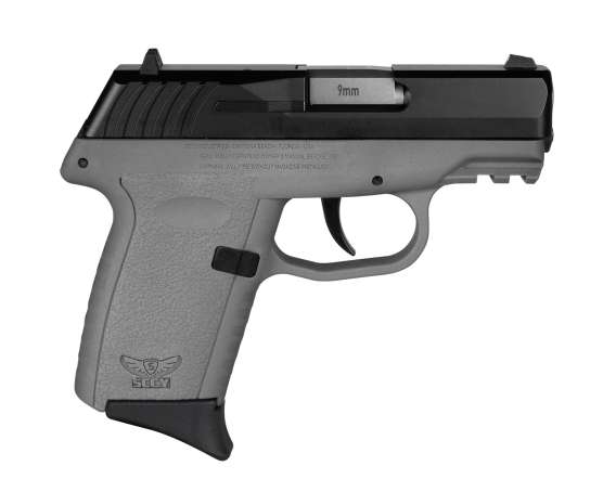 SCCY CPX-2 Handgun 9mm Luger 10rd Magazine 3.1" Barrel No Safety Black Slide/Sniper Grey Frame