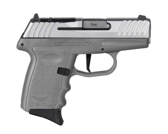 SCCY DVG-1 RDR Handgun 9mm Luger 10rd Magazine 3.1" Barrel Striker Fired Stainless Slide/Sniper Grey Frame