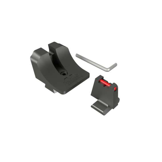 Canik Warren Tactical Suppressor Sight Fiber Front Wide Blacked Out Rear