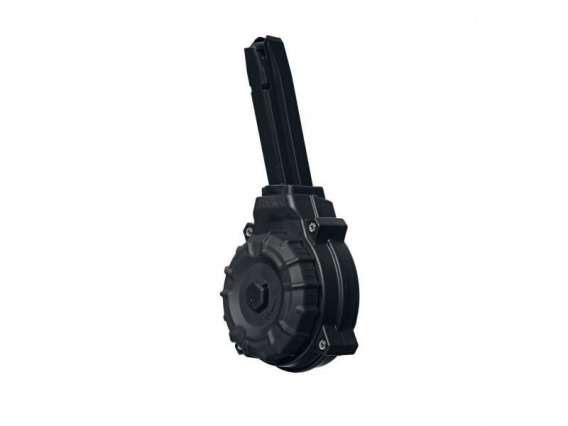 Promag Canik Handgun Drum Magazine for TP9 Black Polymer 9mm 50/rd