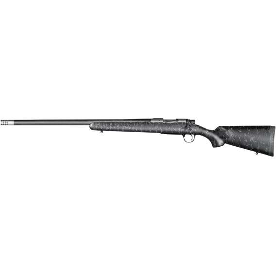 Christensen Arms Ridgeline Left Hand Rifle 308 Win 4rd Magazine 24" Barrel Stainless Steel Black/Gray Webbing Stock