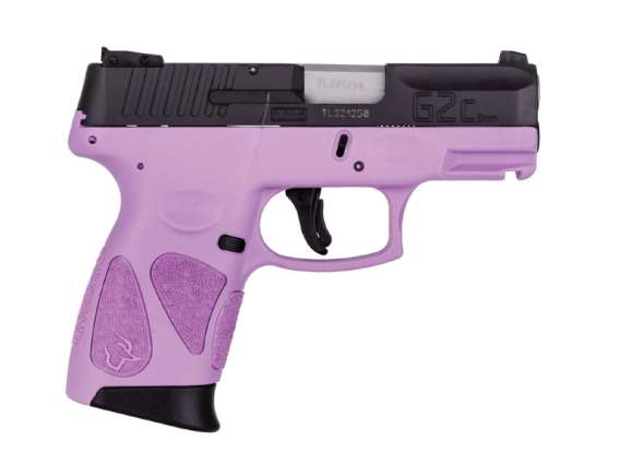 TAURUS G2C 9MM BLK/LIGHT PURPLE 12+1