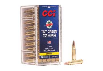 CCI 17HMR 16GR TNT GREEN 50/2000