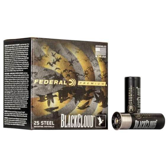 Federal Black Cloud FS Steel Shotshell 28ga 3" 3/4oz 1400 fps #4 25/ct