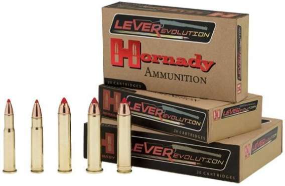 Hornady LEVERevolution Rifle Ammunition .45-70 Gov 325 gr FTX 2050 fps - 20/box