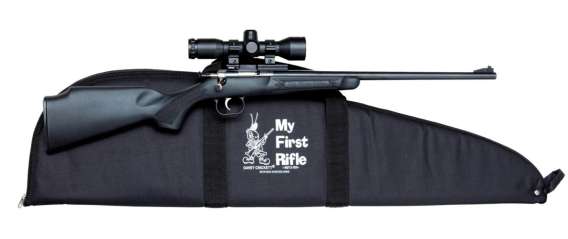 Keystone Synthetic .22LR Rifle w Scope Mount & Case