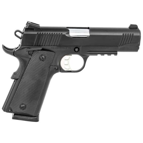SDS Imports 1911 Carry B45R Handgun .45 ACP 8rd Magazine 4.25" Barrel Black Cerakote w/Rail