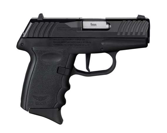 SCCY DVG-1 Handgun 9mm Luger 10rd Magazine 3.1" Barrel Striker Fired Black Slide/Black Frame