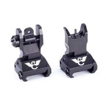 Wilson Combat AR Platform Sight Set Manual Deploy Picatinny Rail Mount