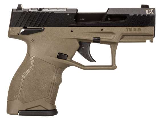 TAURUS TX22C 22LR BK/ODG 3.5" 13+1 TS