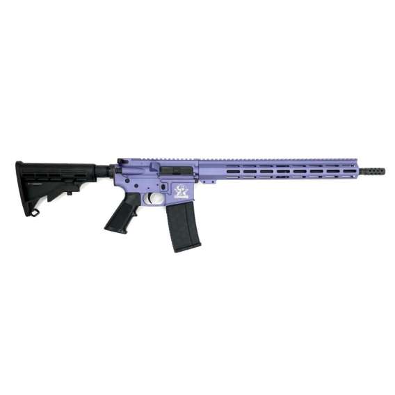 GLFA .223 Wylde Rifle .223 Wylde 10rd Magazine 16" Threaded Barrel Wild Orchid with 15.25" Handguard CA Compliant